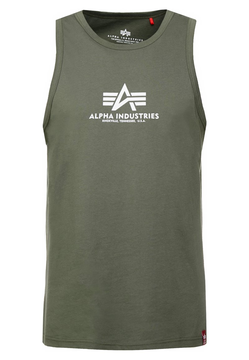 Alpha Industries Topper - dark olive/oliven - Zalando.no