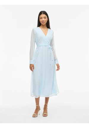 VIFALIA V-NECK MIDI  - Hverdagskjole - nantucket breeze