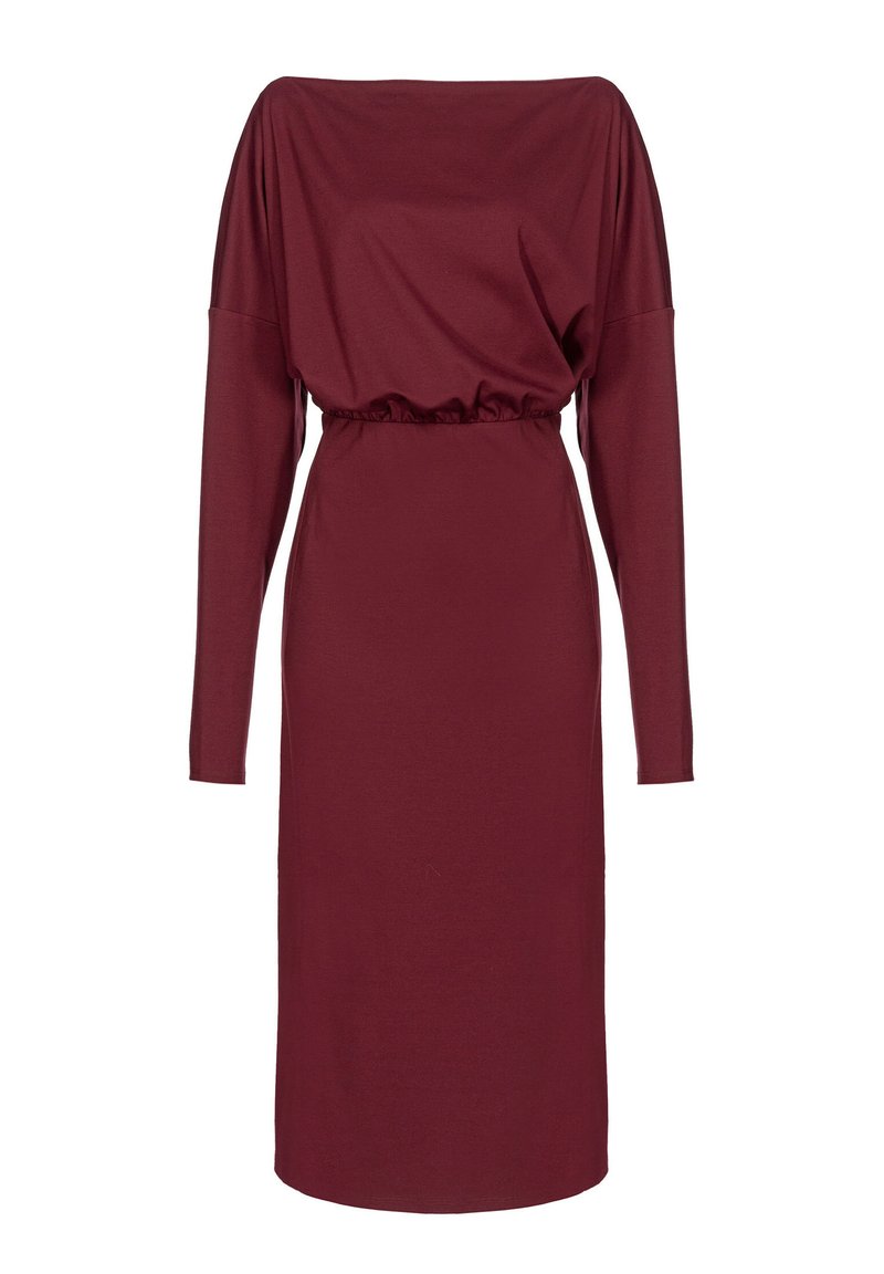 pinko Jurk bordeauxrood gemêleerd