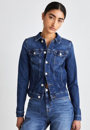 Tommy Jeans VIVIANNE - Chaqueta vaquera - denim dark