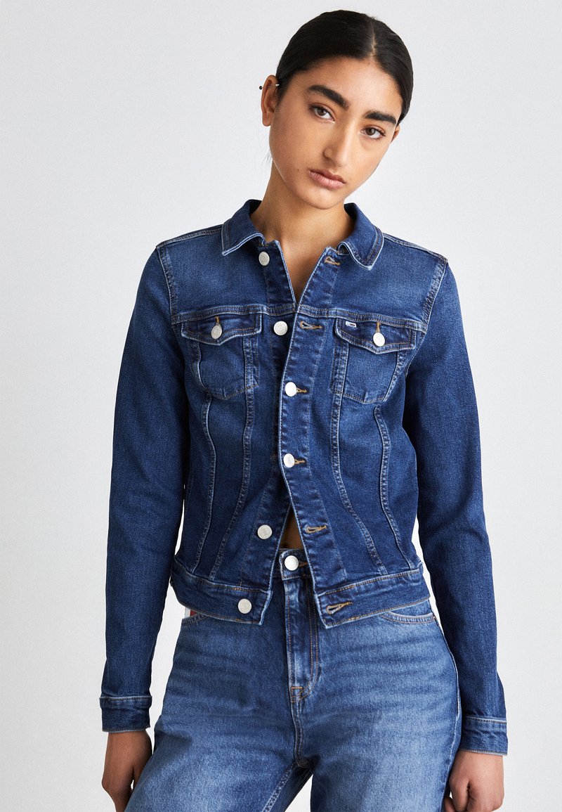 Tommy Jeans - VIVIANNE - Jeansjacka - denim dark, Förstora