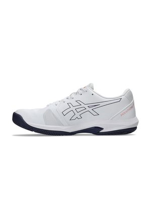 SOLUTION SWIFT - Chaussures de tennis toutes surfaces - white nova orange
