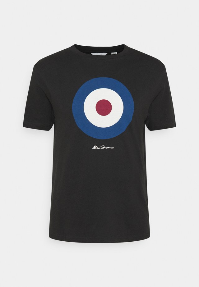 SIGNATURE TARGET TEE - T-shirt imprimé - black