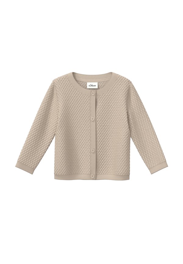 Strickjacke - helles beige
