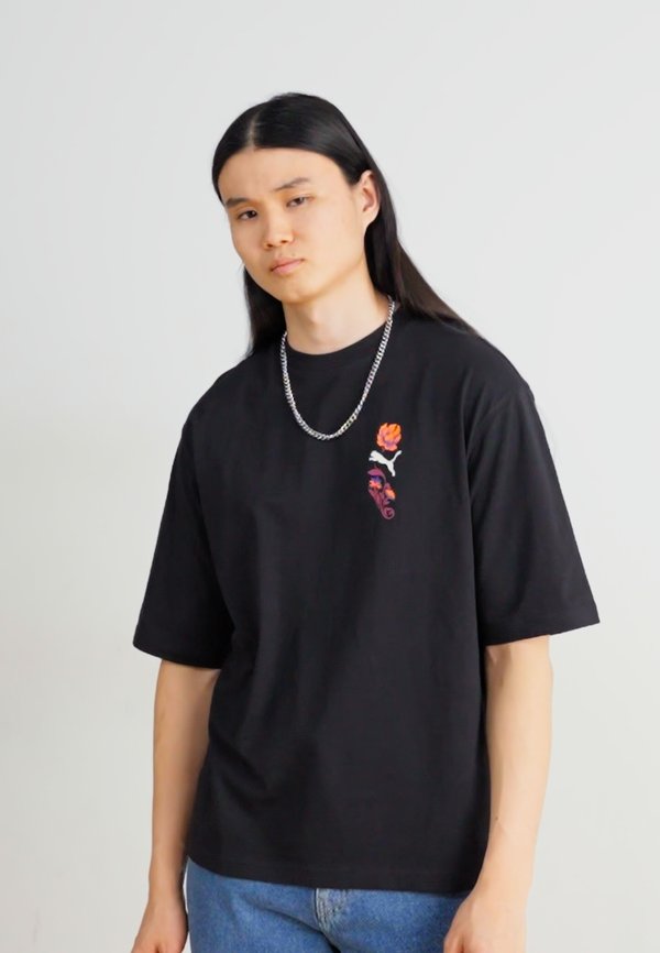 FLORAL SPORT GRAPHIC BOXY TEE - Print T-shirt3