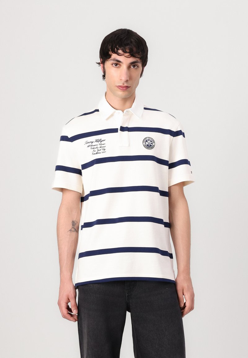 Tommy Hilfiger RUGBY CLASSIC FIT - Poloshirts - preppy navy/ivory petal