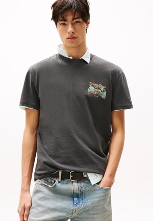 CABANA TEE UNISEX - Print T-shirt - black