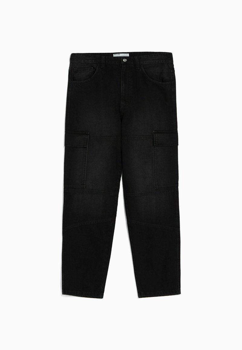 Bershka Relaxed fit jeans zwart