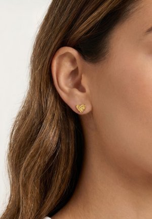 Winther Studio, HEART - Ohrringe - gold-colored plated