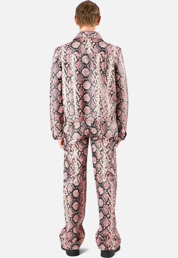 Leather jacket - rosa schwarz4