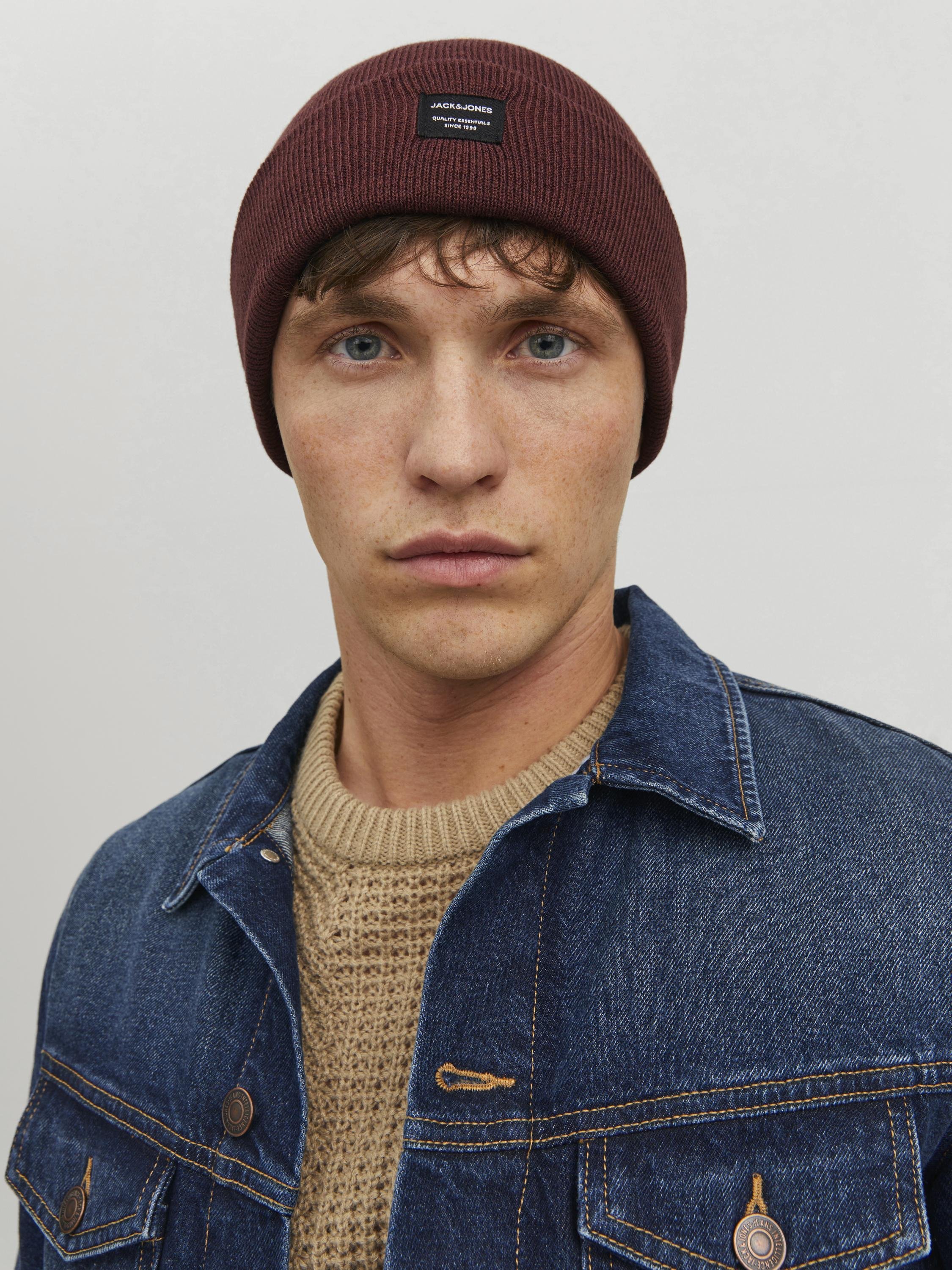 JACK & JONES Herren Strickmütze Jacmatt Beanie – Klassische Wintermütze, Dänisches Design