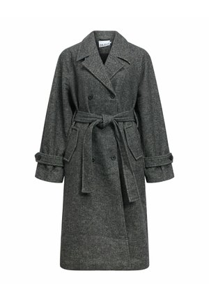 Object, COAT DOUBLE BREASTED - Manteau classique - black
