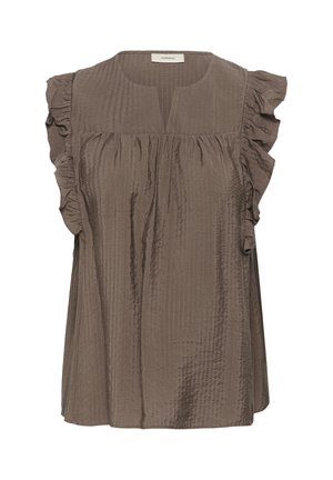 InWear, HILLARYIW SS SHIRT - Blouse - coffee quartz