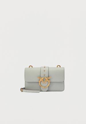 LOVE ONE MINI - Τσάντα χιαστί - grigio perla/antique gold-coloured