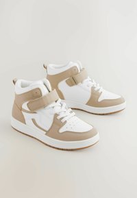 Vysoké tenisky - mottled beige