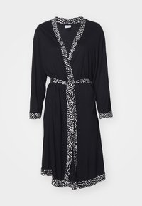 LAS DOTLINE KIMONO - Köntös - black/cream
