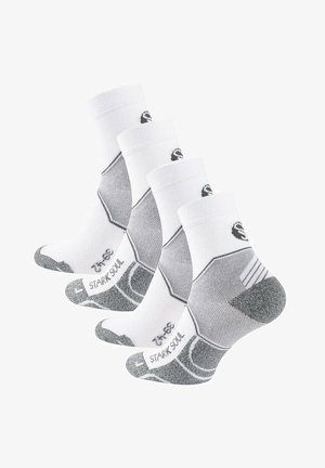 Stark Soul QUARTER PERFORMANCE 2 PAAR PACK - Chaussettes de sport - weiß