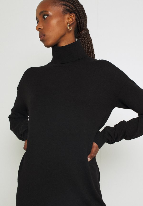 ROLLKRAGEN BASIC MAXI STRICKKLEID - Maxi dress3