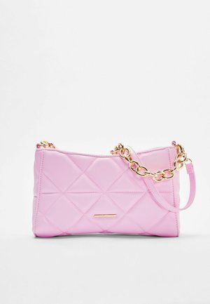 WITH CHUNKY CHAIN HANDLE - Taka s pnm popruhem - pink