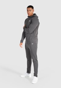 Smilodox MAISON - Felpa con zip - dunkelgrau