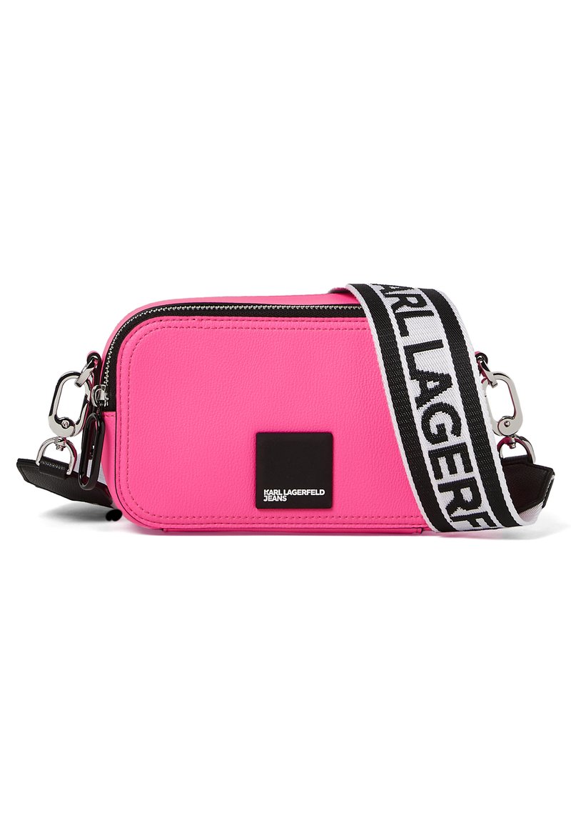 Karl Lagerfeld Jeans TECH CAMERA BAG PATCH Across body bag j shocking pink/pink Zalando.co.uk