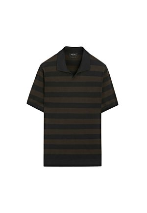 Massimo Dutti, Poloshirts - dark brown