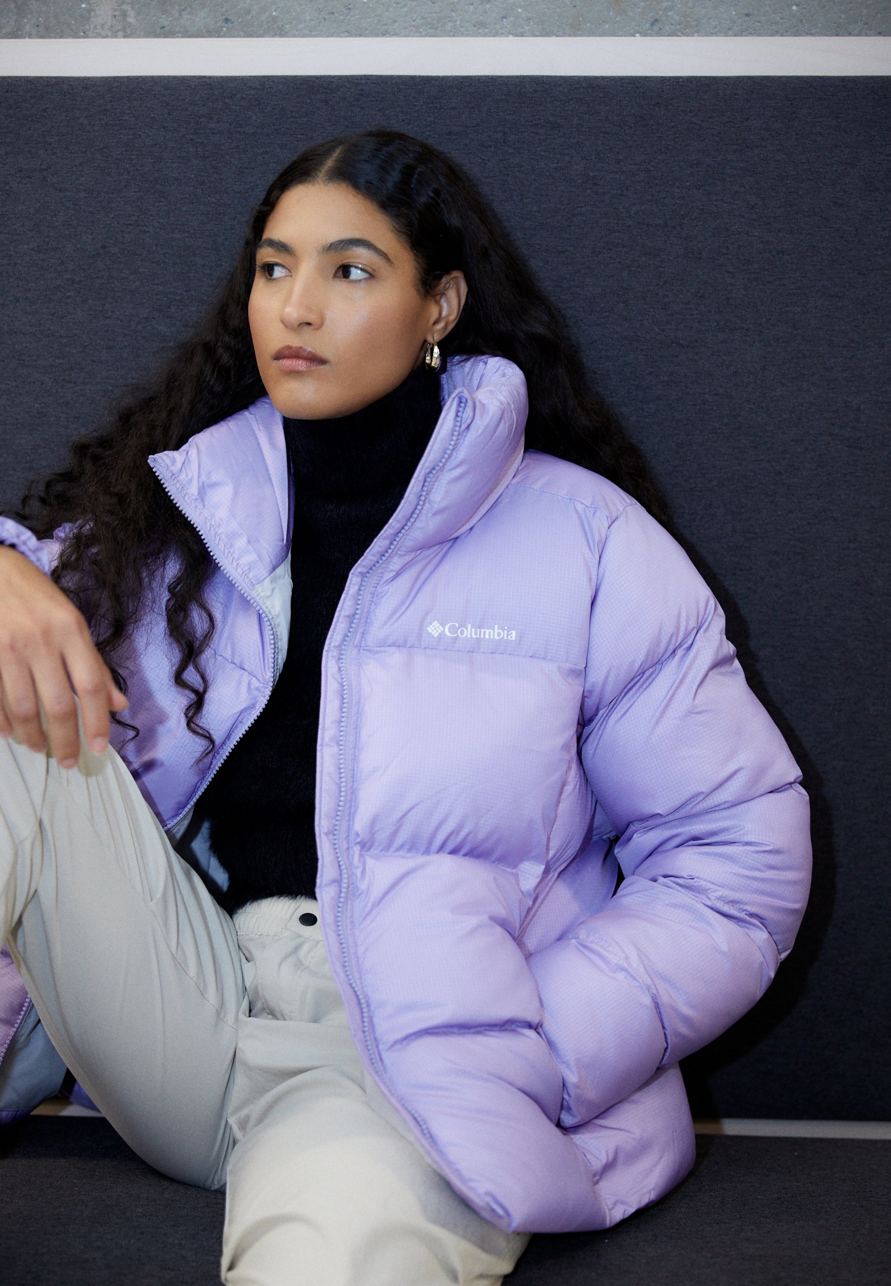 columbia purple coat