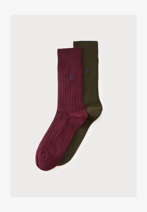 Polo Ralph Lauren, 2 PACK - Κάλτσες - bordeaux
