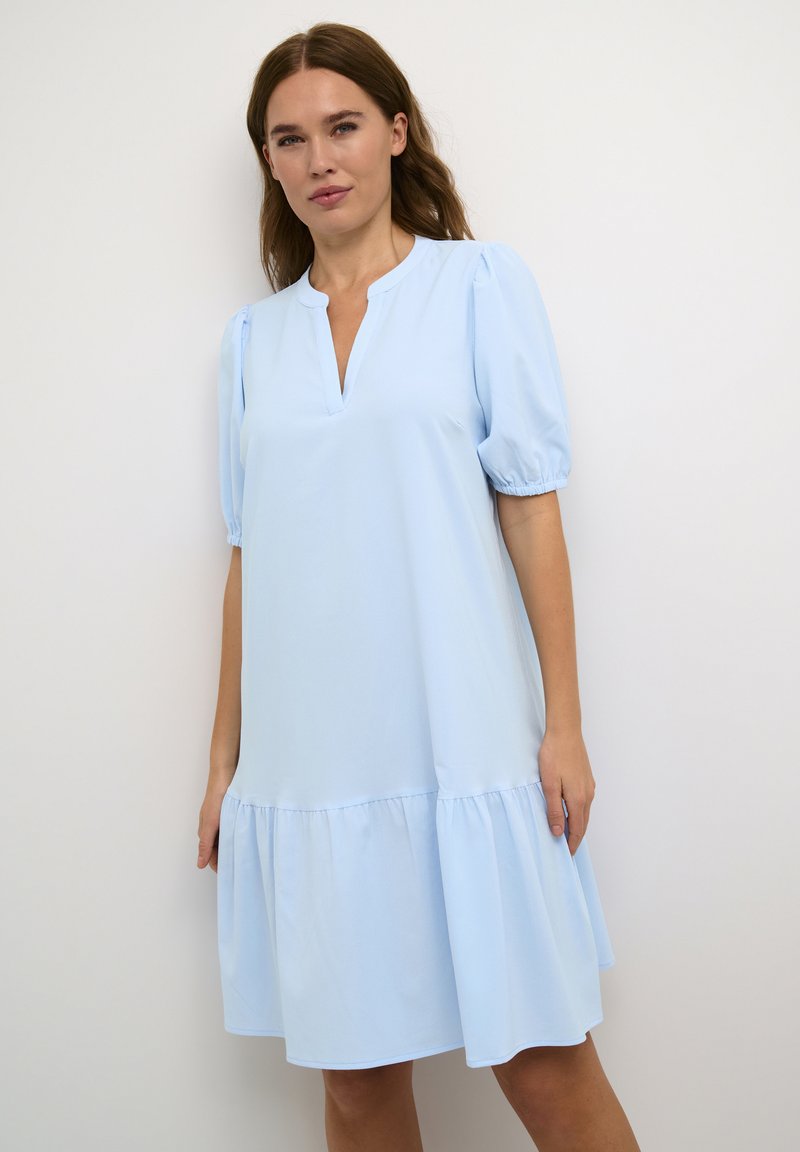 Kaffe EDITH - Denní šaty - faded denim c