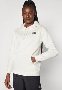 The North Face SIMPLE DOME HOODIE - Mikina s kapucňou - white dune