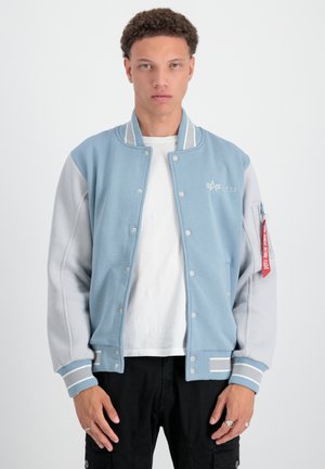 VARSITY ML - Bomber Jacket - greyblue