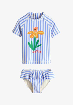 Next SET - Costum de baie - blue white stripe