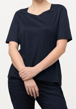 Ulla Popken T-shirts basic - dark blue