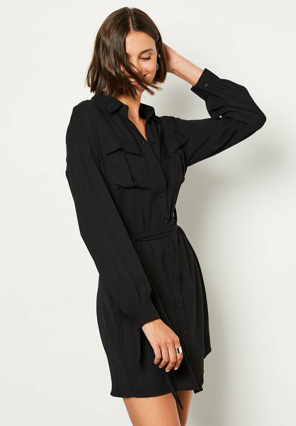 Robe Chemise Robe Etam Courte Etam LINK Robe Chemise Black/noir