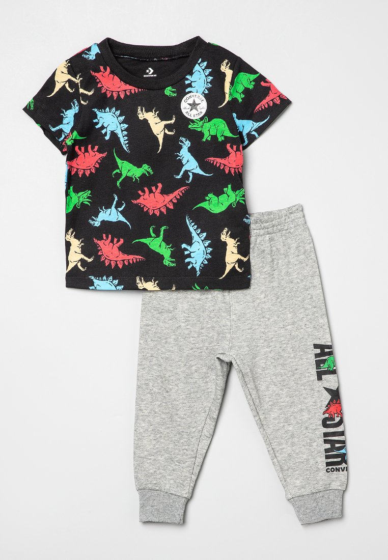 Converse T-shirt print donkergrijs