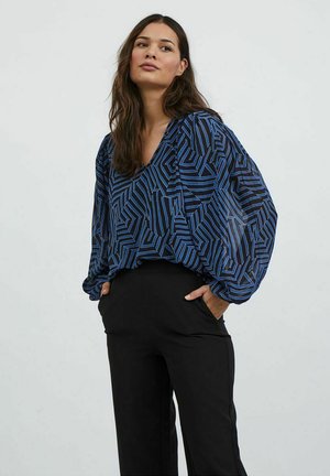 Long sleeved top - navy blazer