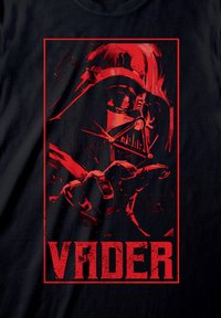 Henry Tiger STAR WARS OBI WAN VADER - Triko s potiskem - black