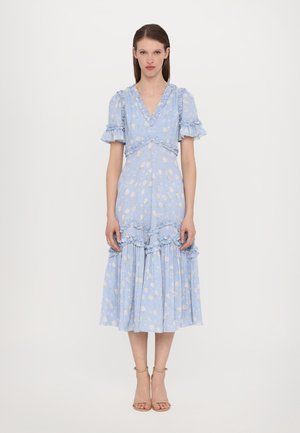 ROSE DITSY V NECK BALLERINA DRESS - Hverdagskjole - sky blue/cream