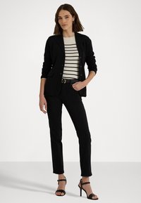 Lauren Ralph Lauren COMBED COTTON BLAZER - Blazer - black