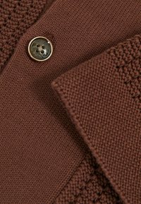 Reiss REGULAR FIT -  TEXTURED CUBAN-COLLAR - Hemd - tobacco brown