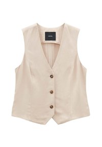 NAURI - Waistcoat - natural glaze