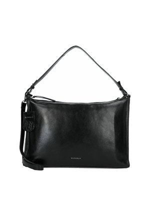CREASED CRYSTAL 40 CM - Bolso de mano - black