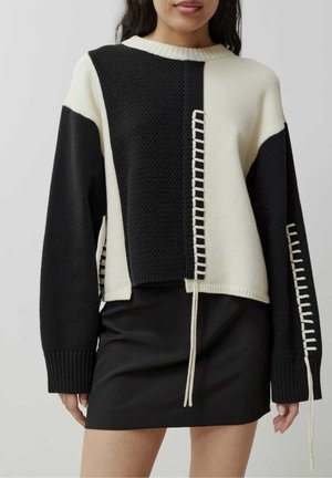 Strickpullover - white