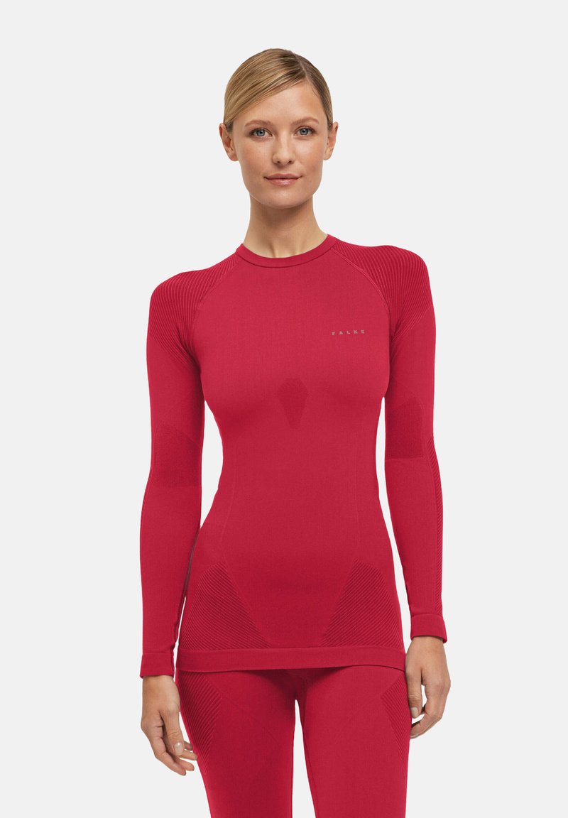 FALKE WARM LONGSLEEVED SHIRT MILD TO COLD TEMPERATURES - Hemd - red