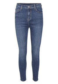 Noisy May - Skinny-Farkut - medium blue denim Pienoiskuva 1