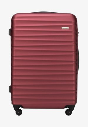 GROOVE LINE - Wheeled suitcase - red