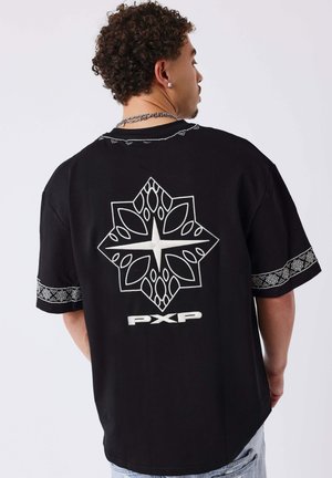 MANCHES COURTES PAMPA - Camiseta estampada - noir