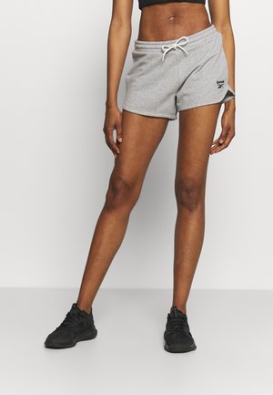 FRENCH TERRY SHORT - Krótkie spodenki sportowe - medium grey heather