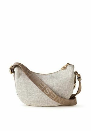 Borbonese ECO LINE LUNA MINI BAG - Sac banane - white