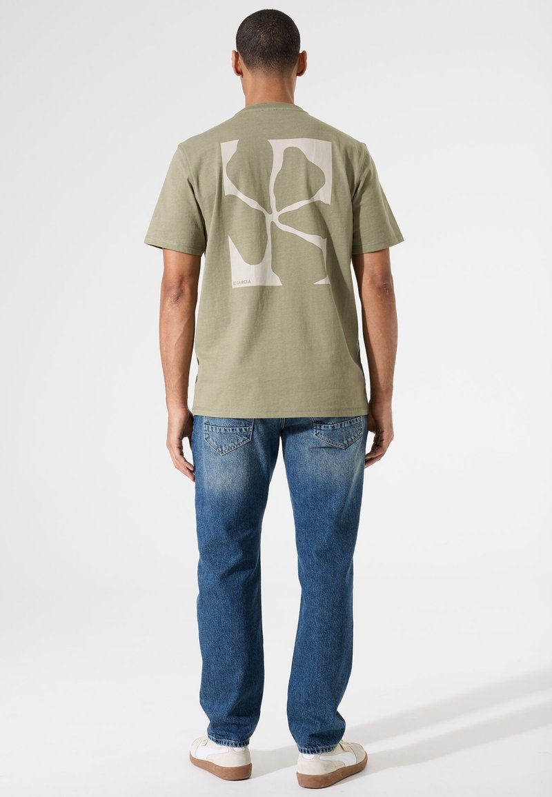 Garcia Camiseta estampada - vetiver